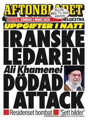 Cover of Aftonbladet