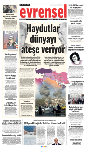 Cover of Evrensel Gazetesi