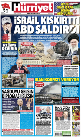 Cover of Hurriyet