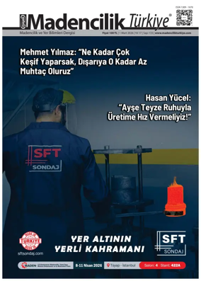 Cover of Madencilik Turkiye Dergisi