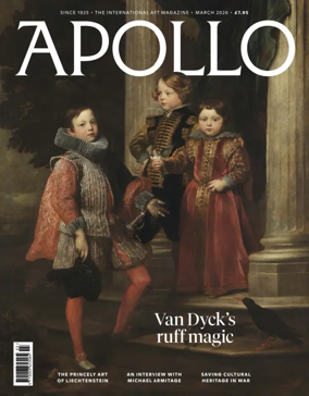 Cover of Apollo Magazine (UK)