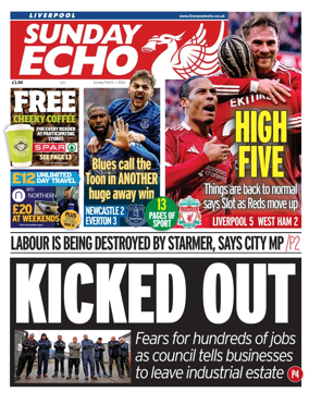 Cover of Liverpool Echo