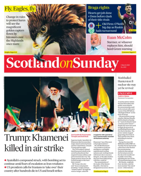 Cover of Scotland on Sunday