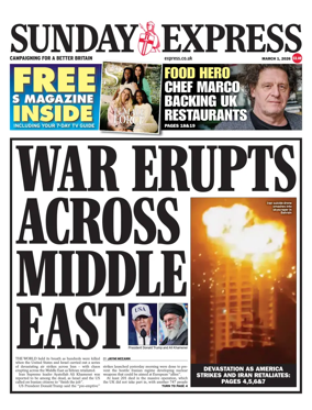 Cover of Sunday Express