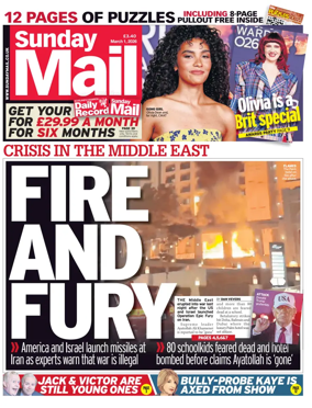 Cover of Sunday Mail (UK)