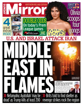 Cover of Sunday Mirror (Northern Ireland)