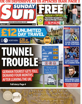 Cover of Sunday Sun