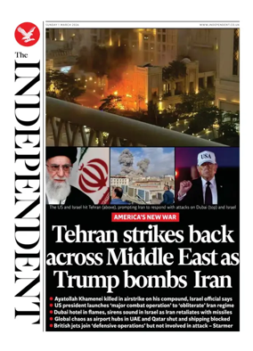 Cover of The Independent