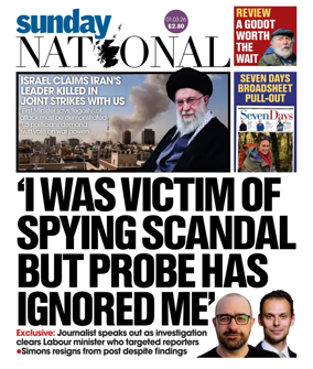 Cover of The National (Scotland)
