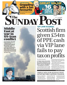Cover of The Sunday Post (Central Edition)