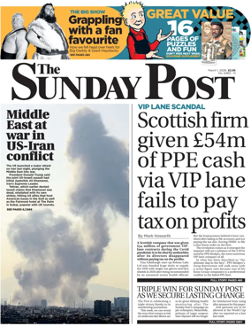 Cover of The Sunday Post (Inverness)