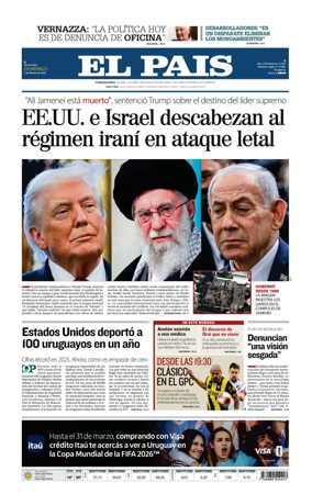 Cover of El Pais (Uruguay)