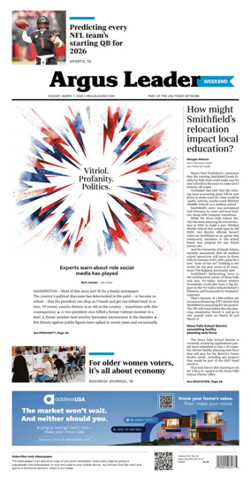 Cover of Argus Leader