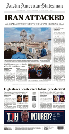 Cover of Austin American-Statesman