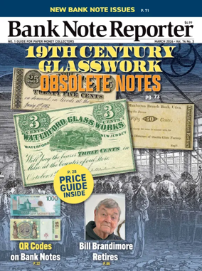 Cover of Bank Note Reporter