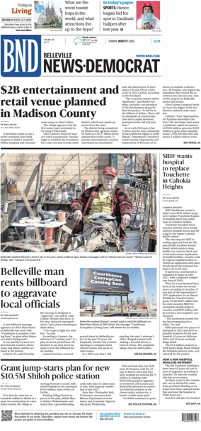 Cover of Belleville News-Democrat (Sunday)