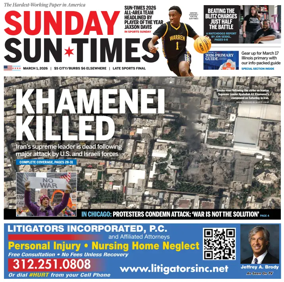 Cover of Chicago Sun-Times (Sunday)