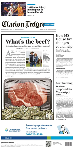 Cover of Clarion Ledger