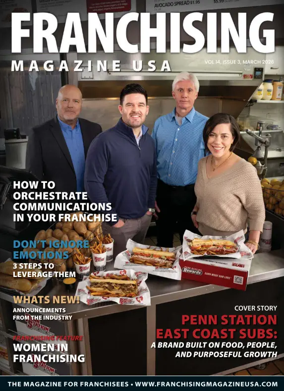 Cover of Franchising Magazine USA