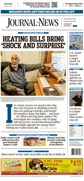 Cover of Hamilton Journal News