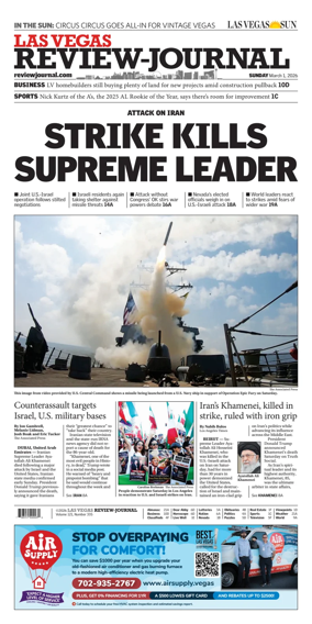 Cover of Las Vegas Review-Journal (Sunday)