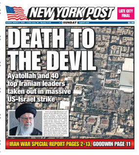 Cover of New York Post