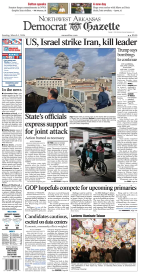 Cover of Northwest Arkansas Democrat-Gazette