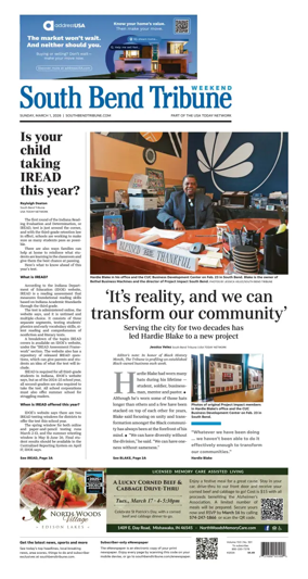 Cover of South Bend Tribune