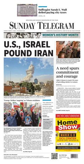 Cover of Telegram & Gazette