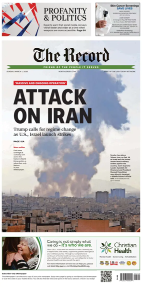 Cover of The Bergen Record