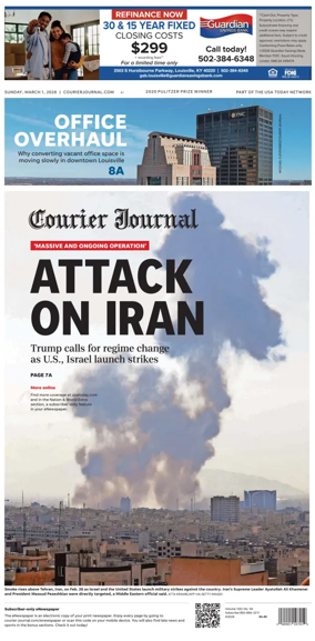 Cover of The Courier-Journal (Louisville)