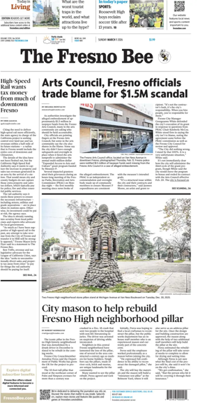 Cover of The Fresno Bee (Sunday)