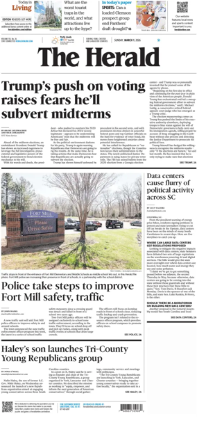 Cover of The Herald (Rock Hill)