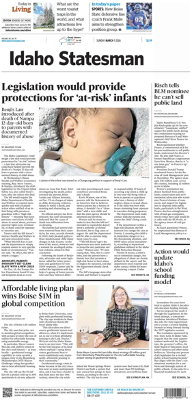 Cover of The Idaho Statesman (Sunday)
