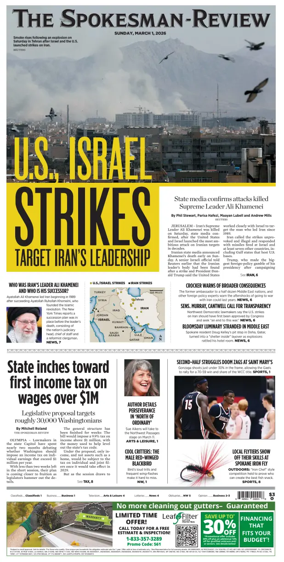 Cover of The Spokesman-Review (Spokane)