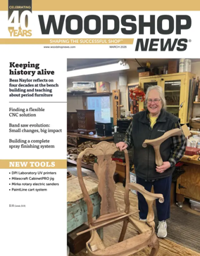 Cover of Woodshop News