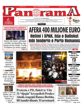 Cover of Panorama (Albania)