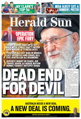 Cover of Herald Sun