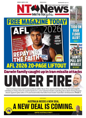 Cover of NT News