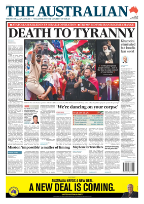 Cover of The Australian