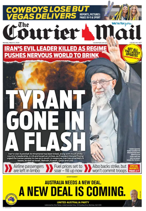 Cover of The Courier-Mail