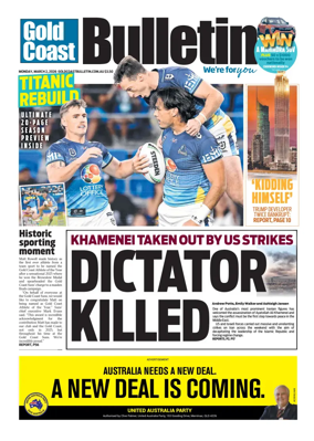 Cover of The Gold Coast Bulletin
