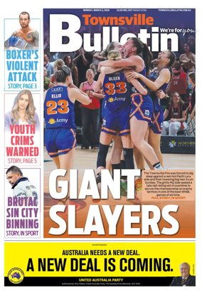 Cover of Townsville Bulletin