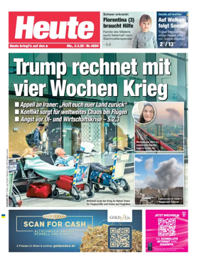 Cover of Heute - Niederosterreich Ausgabe