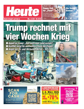 Cover of Heute - Wien Ausgabe