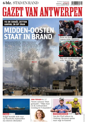 Cover of Gazet van Antwerpen Stad en Rand