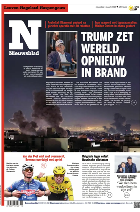 Cover of Het Nieuwsblad