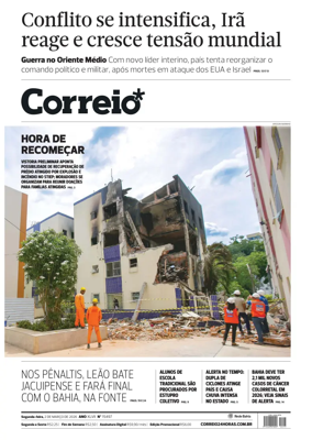 Cover of Correio da Bahia