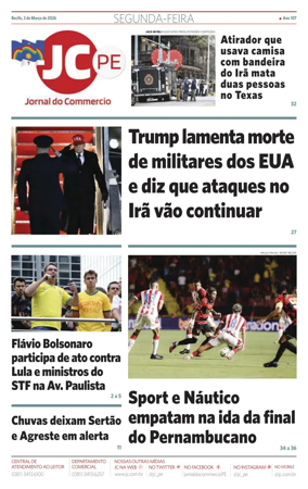 Cover of Jornal do Commercio
