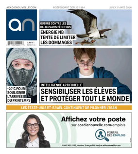 Cover of Acadie Nouvelle